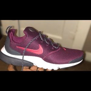Maroon Nike Prestos